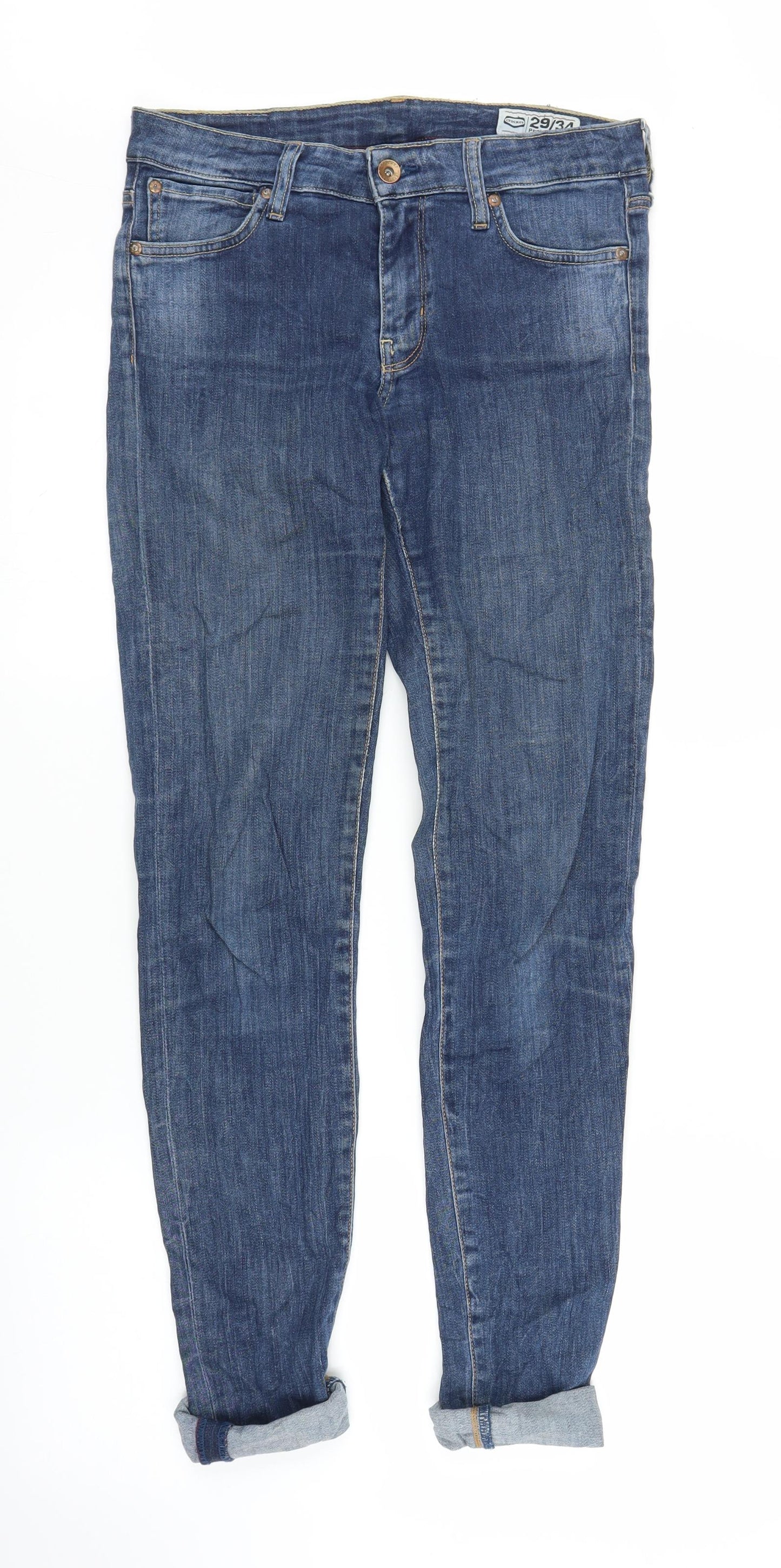 Crocker Mens Blue  Denim Skinny Jeans Size 29 in L34 in