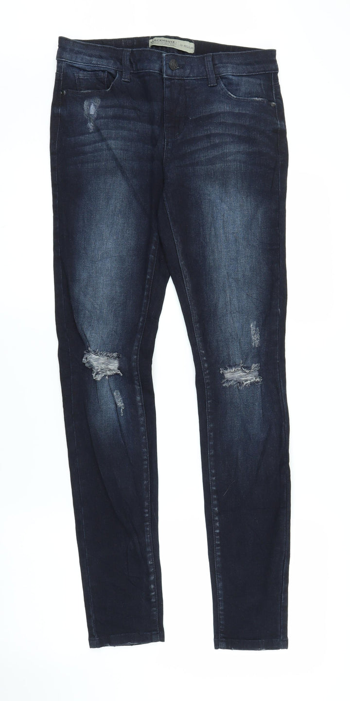 C&A Womens Blue Denim Skinny Jeans Size 8 L29 in