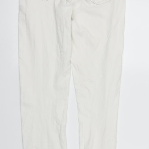 Quiz Womens White  Denim Jegging Jeans Size 10 L27 in