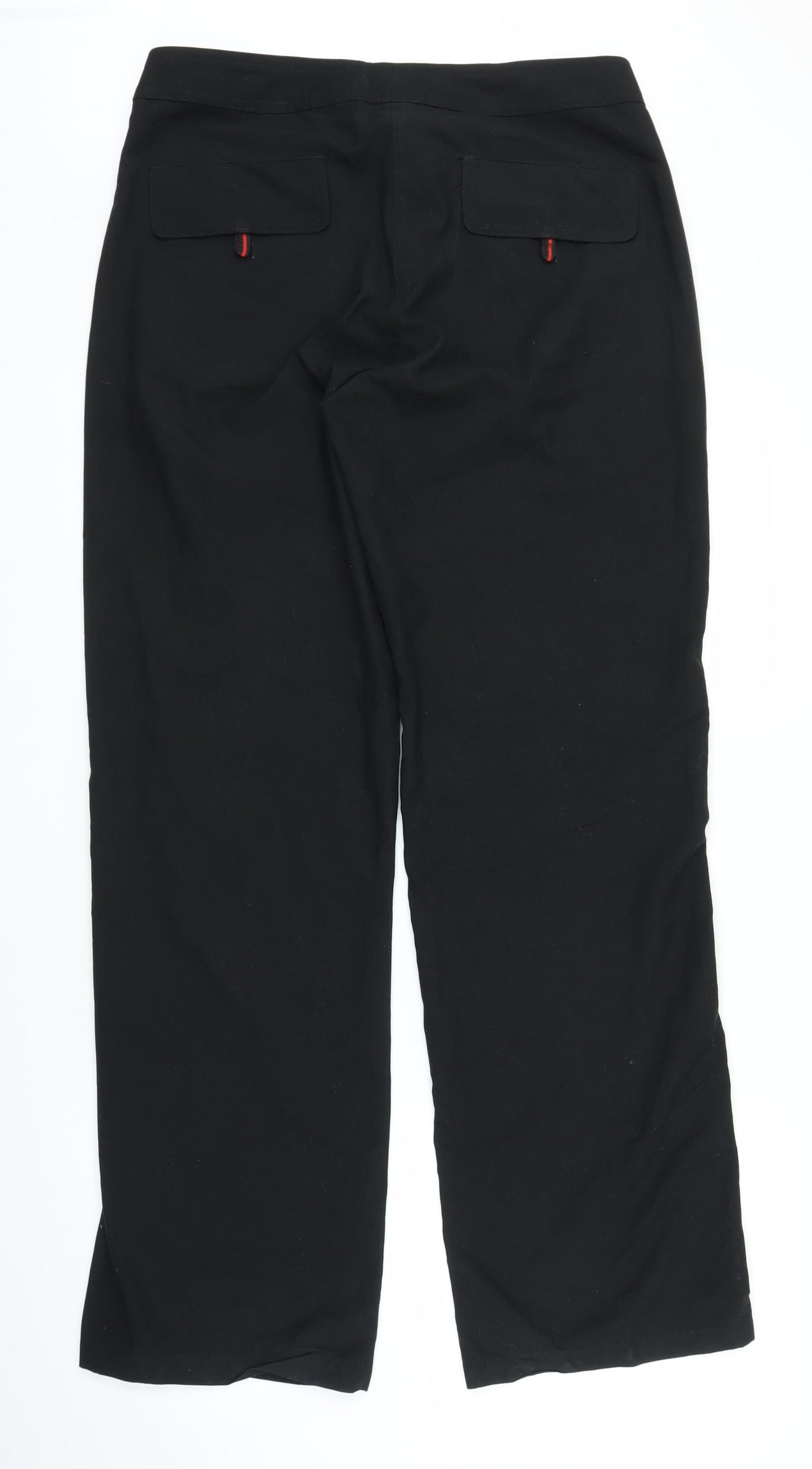 H&M Womens Black   Windbreaker Trousers Size 14 L31 in