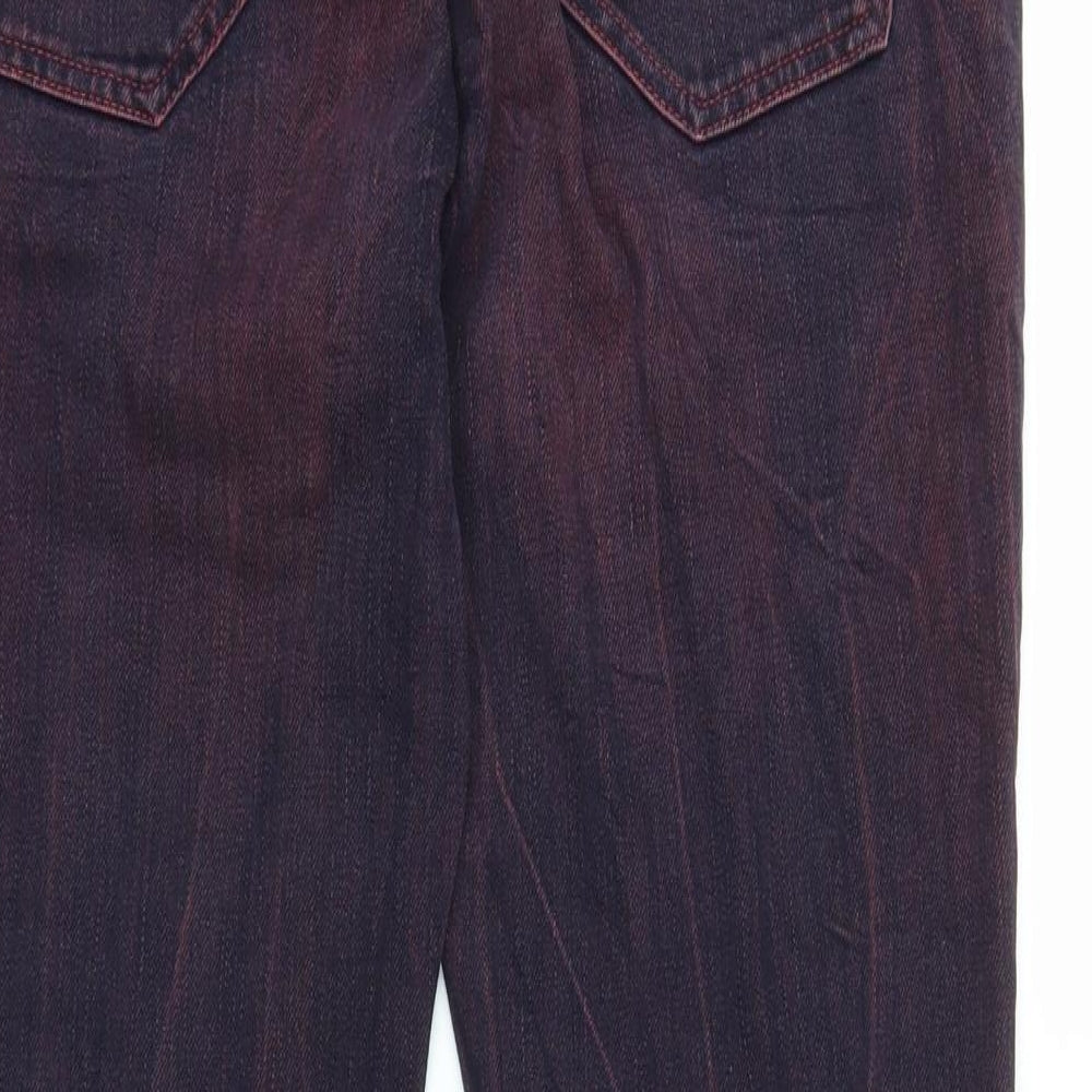 Closure Mens Purple  Denim Straight Jeans Size 30 in L26 in