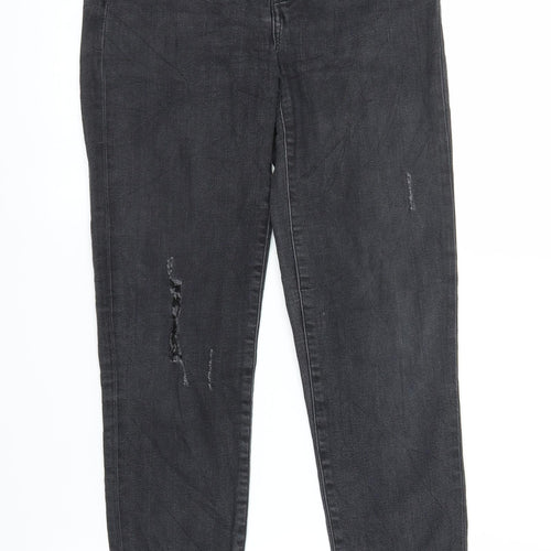 Zara Womens Black  Denim Skinny Jeans Size 8 L23 in