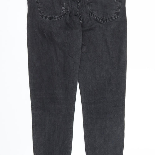 Zara Womens Black  Denim Skinny Jeans Size 8 L23 in