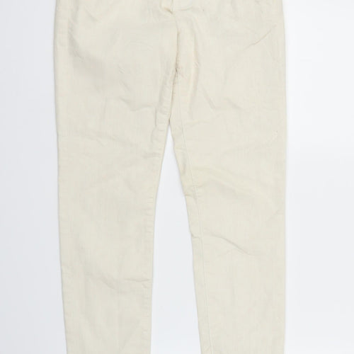 HEMA Womens White  Denim Skinny Jeans Size S L29 in