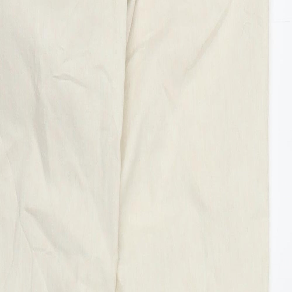 HEMA Womens White  Denim Skinny Jeans Size S L29 in