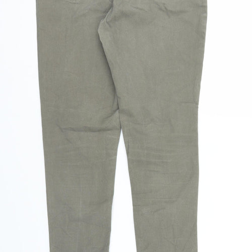 Warehouse Utility Womens Green  Denim Skinny Jeans Size 10 L27 in