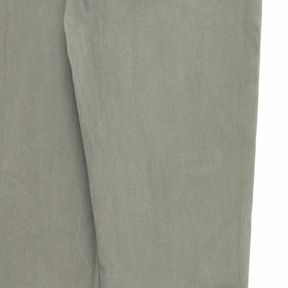 Warehouse Utility Womens Green  Denim Skinny Jeans Size 10 L27 in
