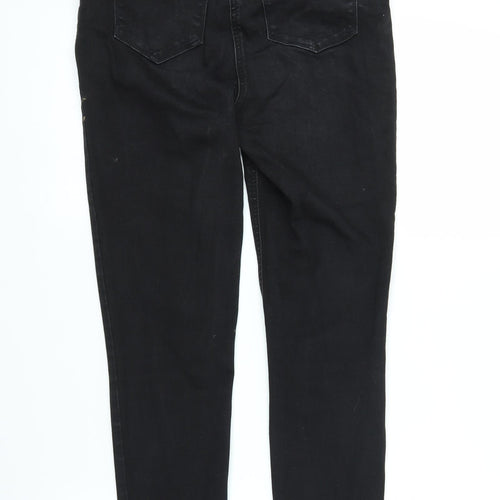 Papaya Womens Black  Denim Skinny Jeans Size 12 L27 in