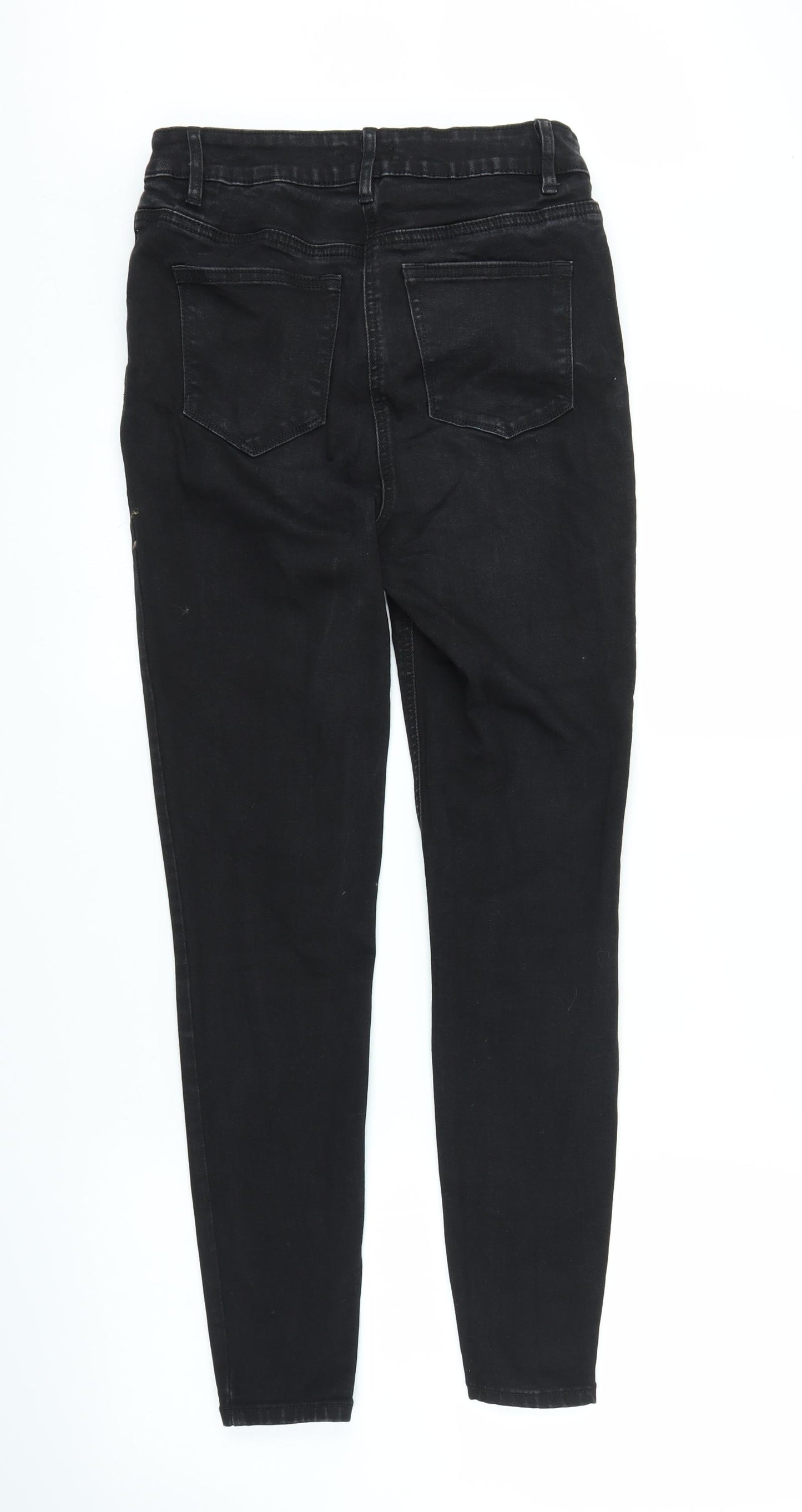 Papaya Womens Black  Denim Skinny Jeans Size 12 L27 in