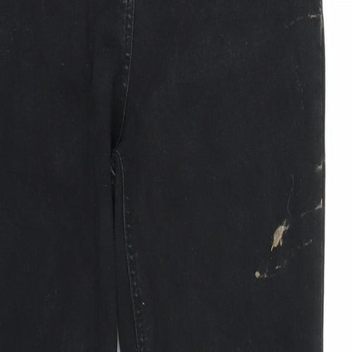 Papaya Womens Black  Denim Skinny Jeans Size 12 L27 in
