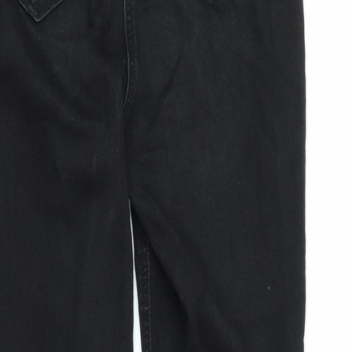 Papaya Womens Black  Denim Skinny Jeans Size 12 L27 in