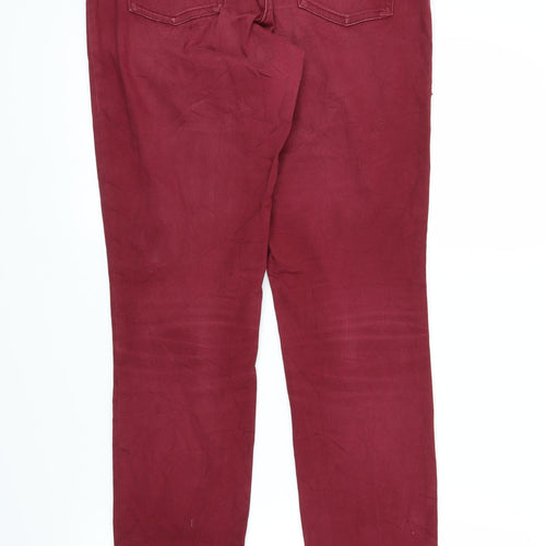 Blue Motion Womens Purple   Chino Trousers Size 10 L30 in
