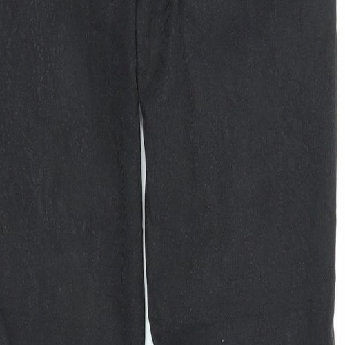 Gerry Weber Womens Black Floral Denim Straight Jeans Size 8 L31 in