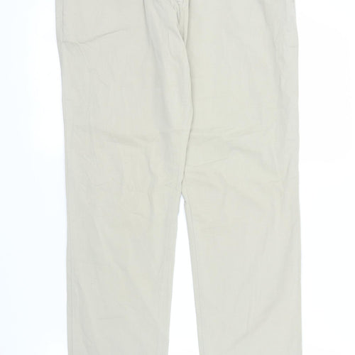 Mangunn Womens Beige   Carpenter Trousers Size 10 L30 in