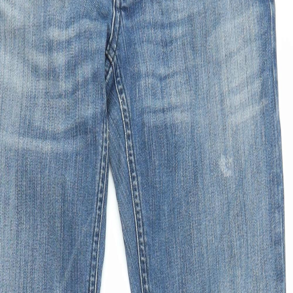 Only Womens Blue  Denim Straight Jeans Size S L28 in