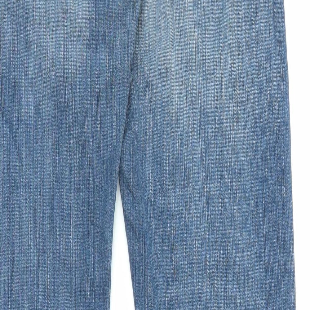 Only Womens Blue  Denim Straight Jeans Size S L28 in