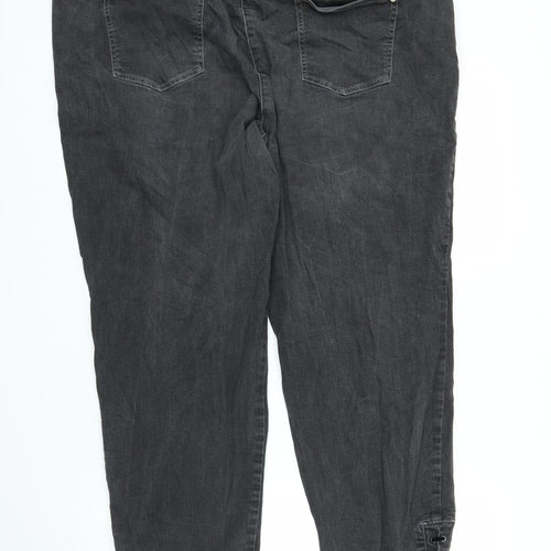 C&A Womens Black  Denim Skinny Jeans Size 22 L27 in