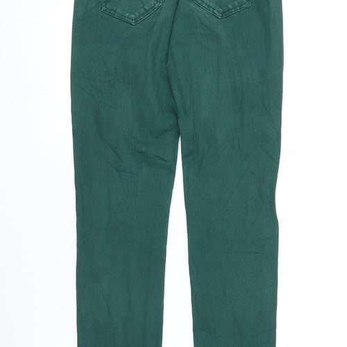 Pieces Womens Green   Chino Trousers Size XS L27 in