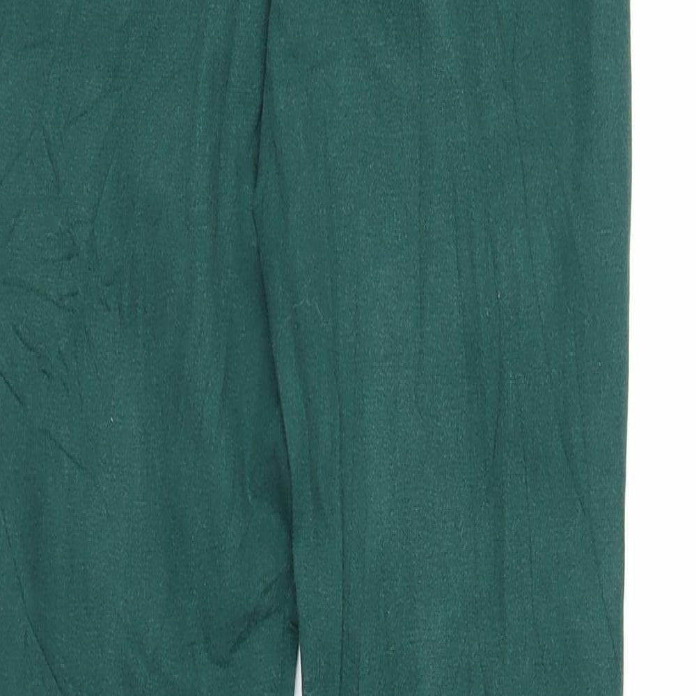 Pieces Womens Green   Chino Trousers Size XS L27 in