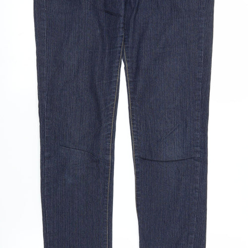 Koe Womens Blue  Denim Straight Jeans Size L L29.5 in