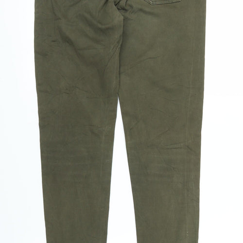 Bershka Womens Green  Denim Skinny Jeans Size 8 L28 in