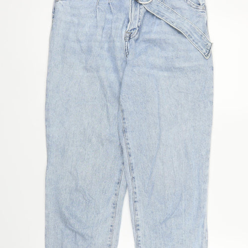 H&M Womens Blue  Denim Mom Jeans Size 6 L23 in