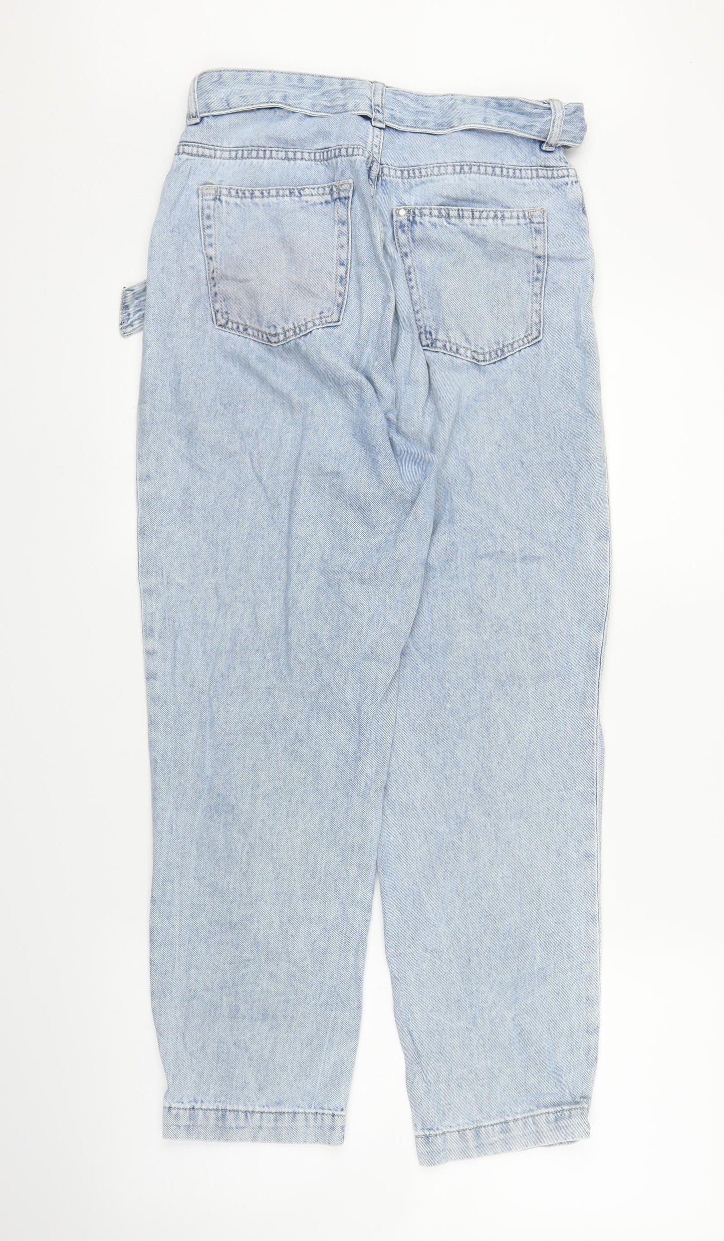 H&M Womens Blue  Denim Mom Jeans Size 6 L23 in