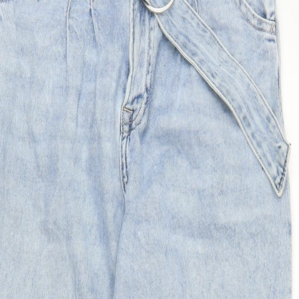 H&M Womens Blue  Denim Mom Jeans Size 6 L23 in