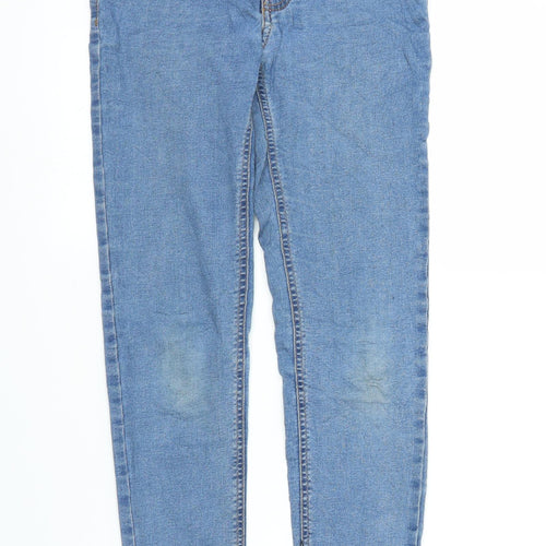 Preworn Womens Blue  Denim Jegging Jeans Size 6 L25 in