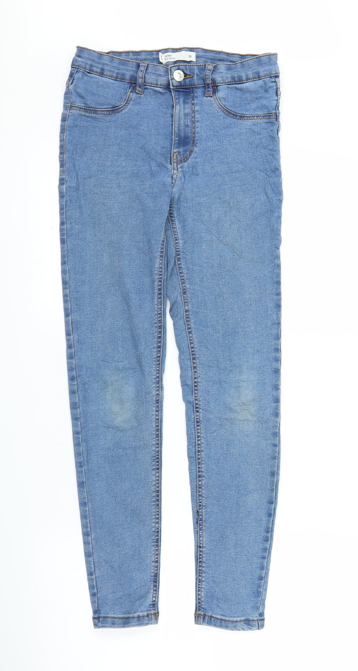 Preworn Womens Blue Denim Jegging Jeans Size 6 L25 in