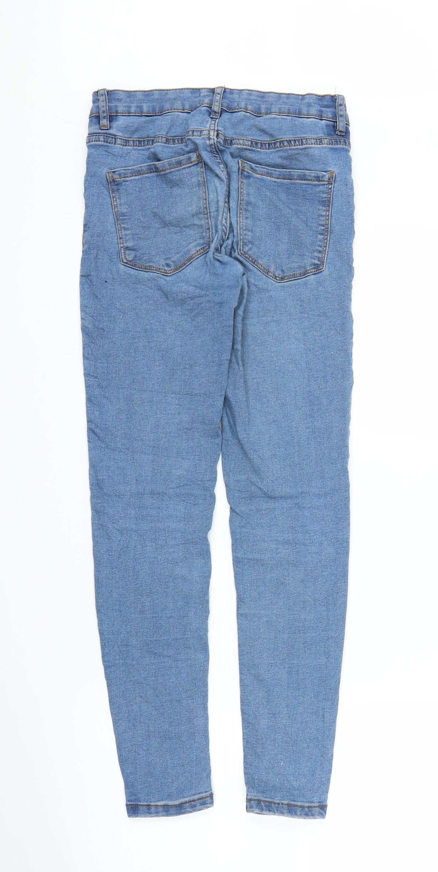 Preworn Womens Blue  Denim Jegging Jeans Size 6 L25 in
