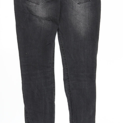 My Holly Womens Grey  Denim Skinny Jeans Size M L32 in
