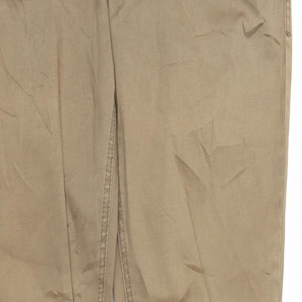 Bueno Vista Womens Brown   Chino Trousers Size M L30.5 in