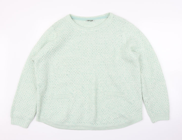 BHS Womens Green   Pullover Jumper Size 20