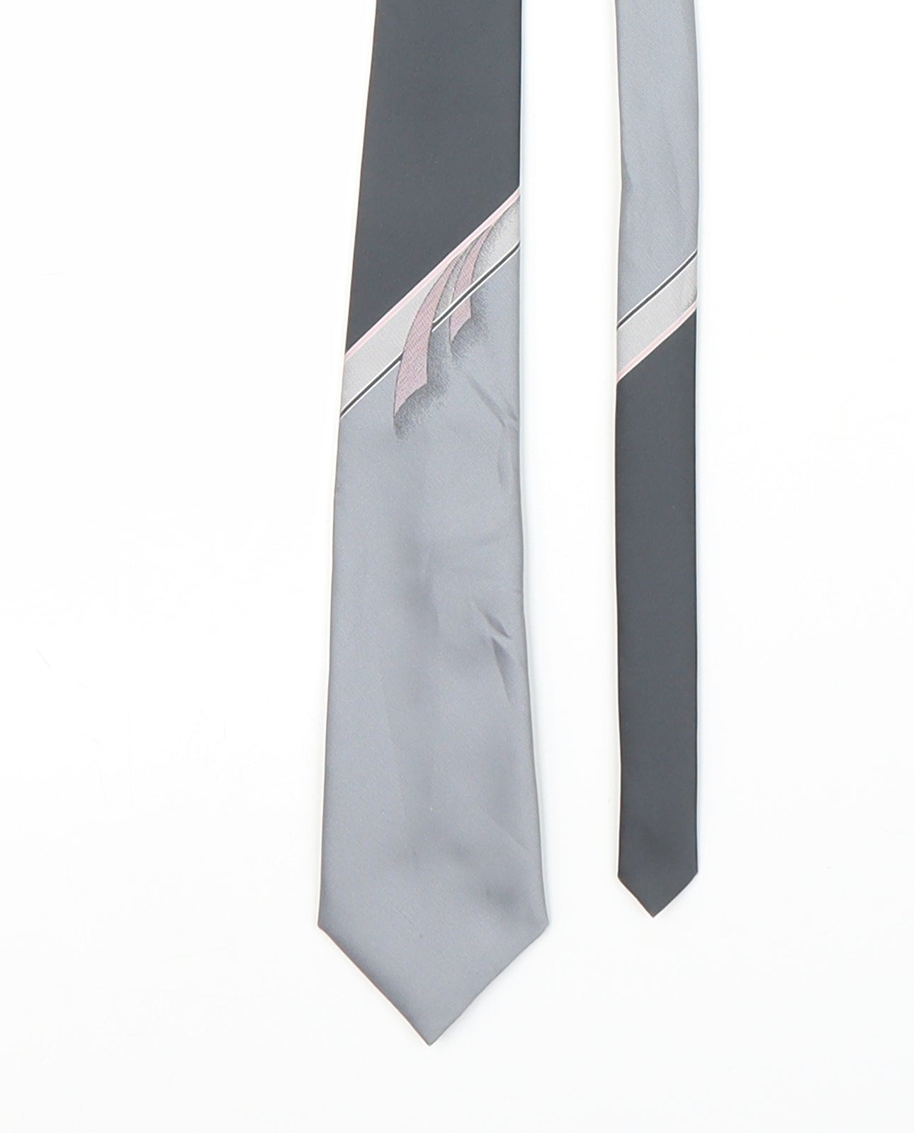 Preworn Mens Grey   Pointed Tie One Size