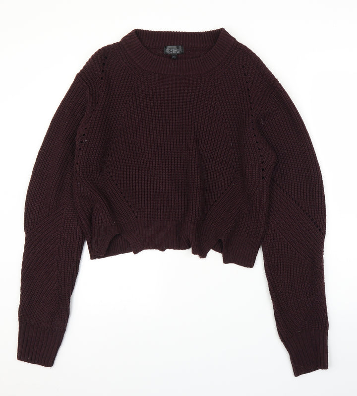 Topshop Womens Purple Pullover Jumper Size 8