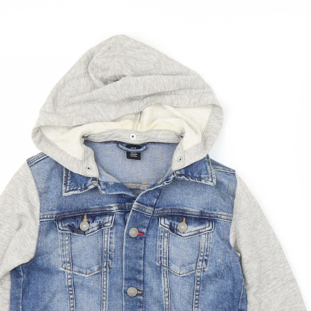 H&M Girls Blue   Jacket  Size 9 Years
