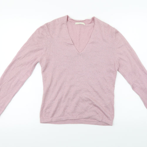 Marks and Spencer  Womens Pink   Henley Jumper Size 12