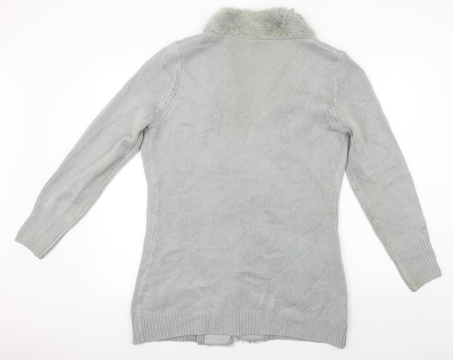 BYOU Womens Grey   Cardigan Jumper Size 12