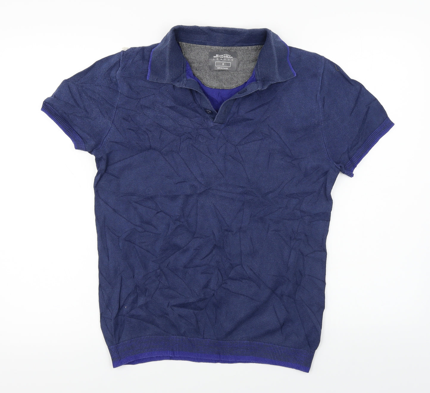 Burton  Mens Blue    Polo Size S