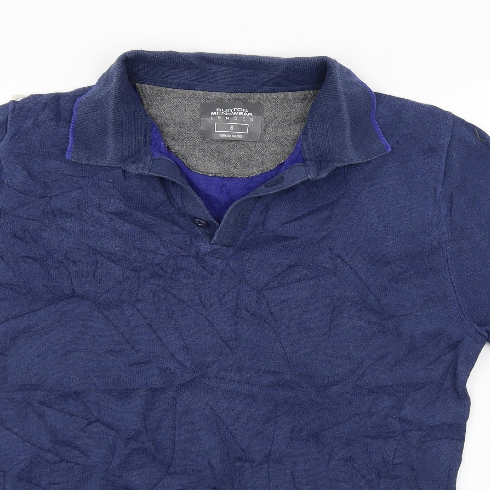 Burton  Mens Blue    Polo Size S