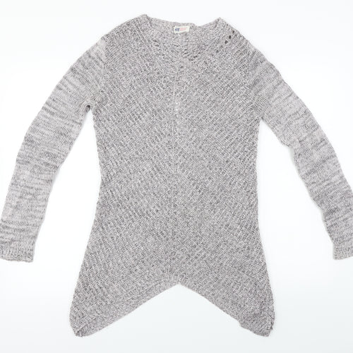 H&M  Girls Purple   Pullover Jumper Size 14 Years