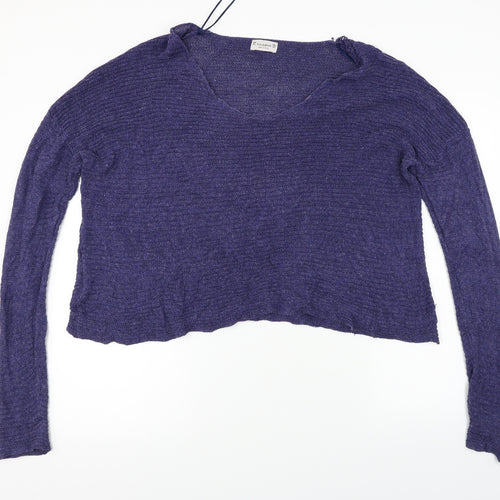Pull&Bear  Womens Blue   Pullover Jumper Size XL