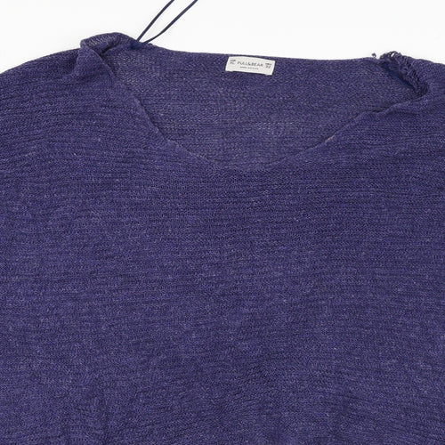 Pull&Bear  Womens Blue   Pullover Jumper Size XL