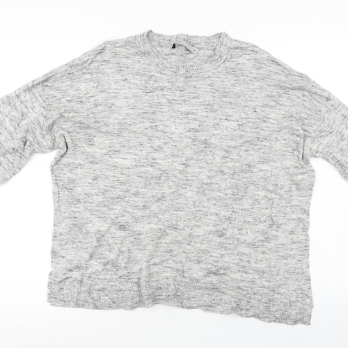 Oasis  Womens Grey   Pullover Jumper Size L