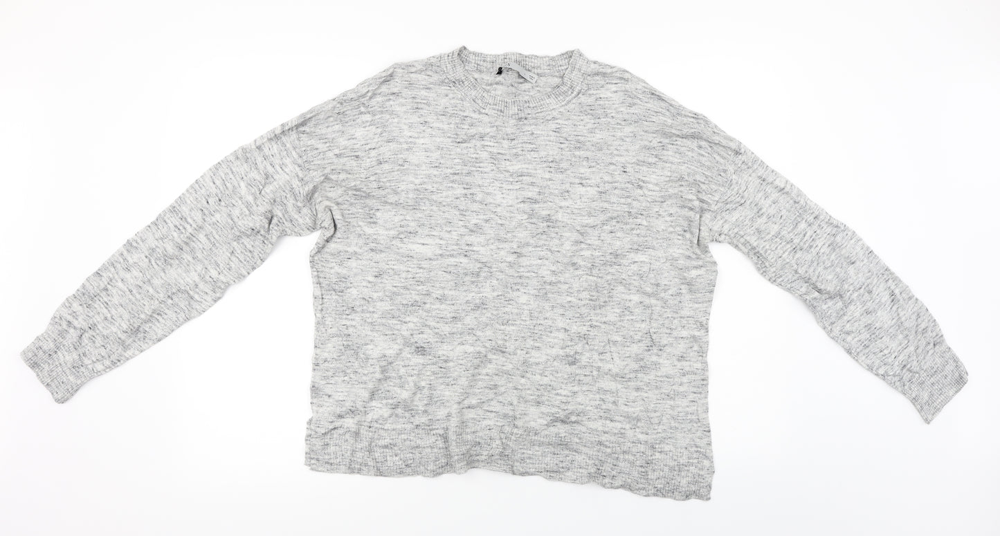 Oasis  Womens Grey   Pullover Jumper Size L