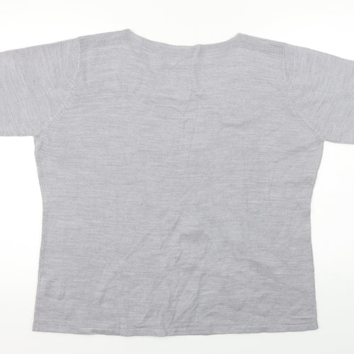 hle Womens Grey   Pullover Jumper Size XL