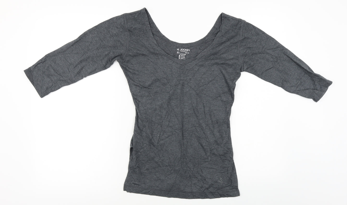 jockey thermal Womens Grey   Basic T-Shirt Size M