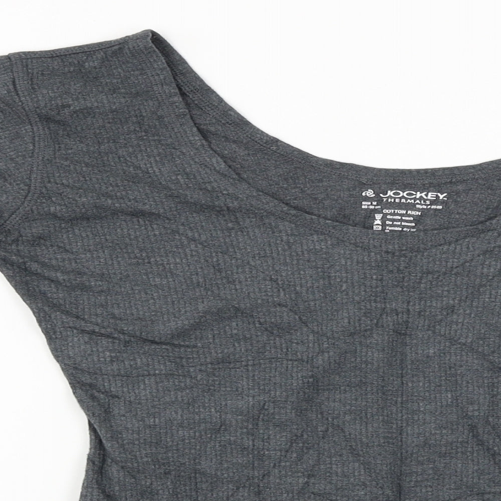 jockey thermal Womens Grey   Basic T-Shirt Size M