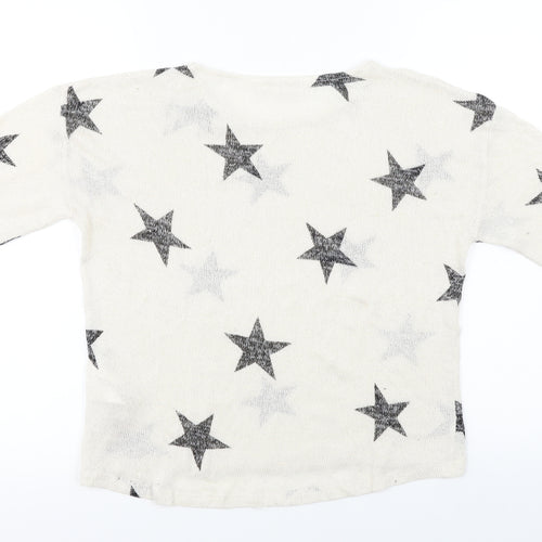 H&M  Girls Beige   Pullover Jumper Size 14 Years